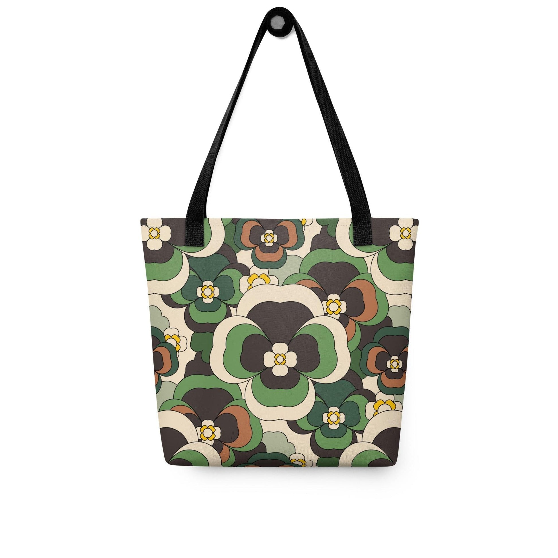 PANSY FANTASY green - Tote Bag | SHALMIAK