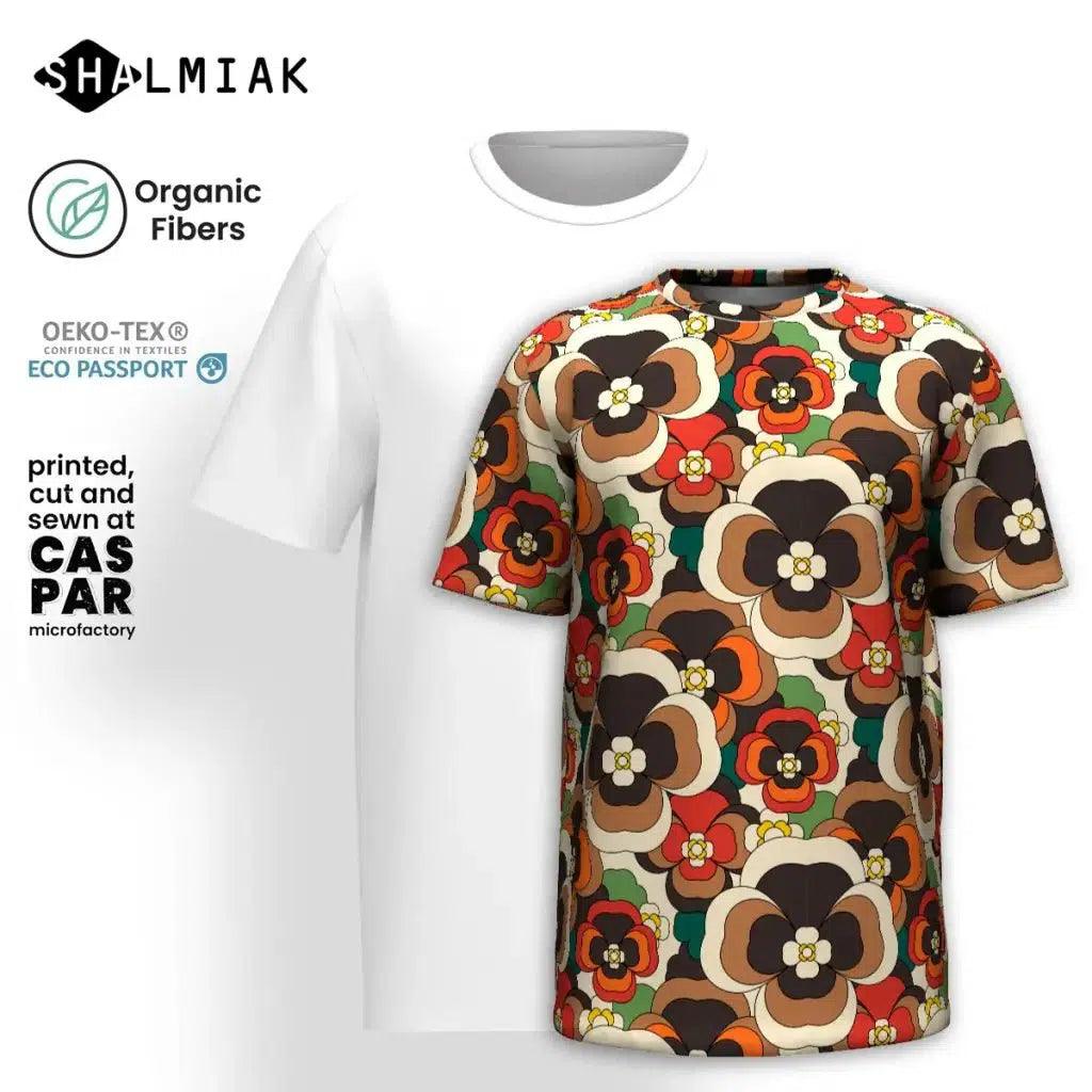 PANSY FANTASY retro - Organic Cotton T-Shirt | SHALMIAK