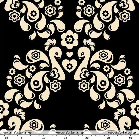 PEACOCK LOVE black | SHALMIAK