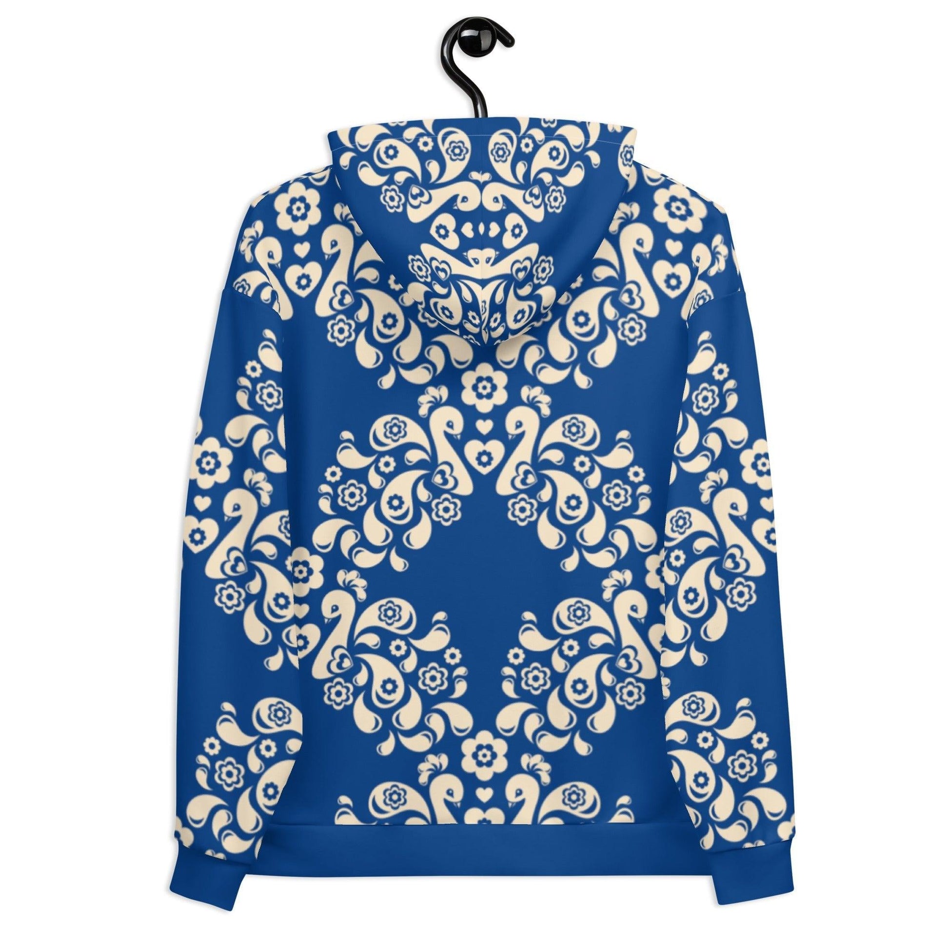 PEACOCK LOVE blue - Hoodie | SHALMIAK