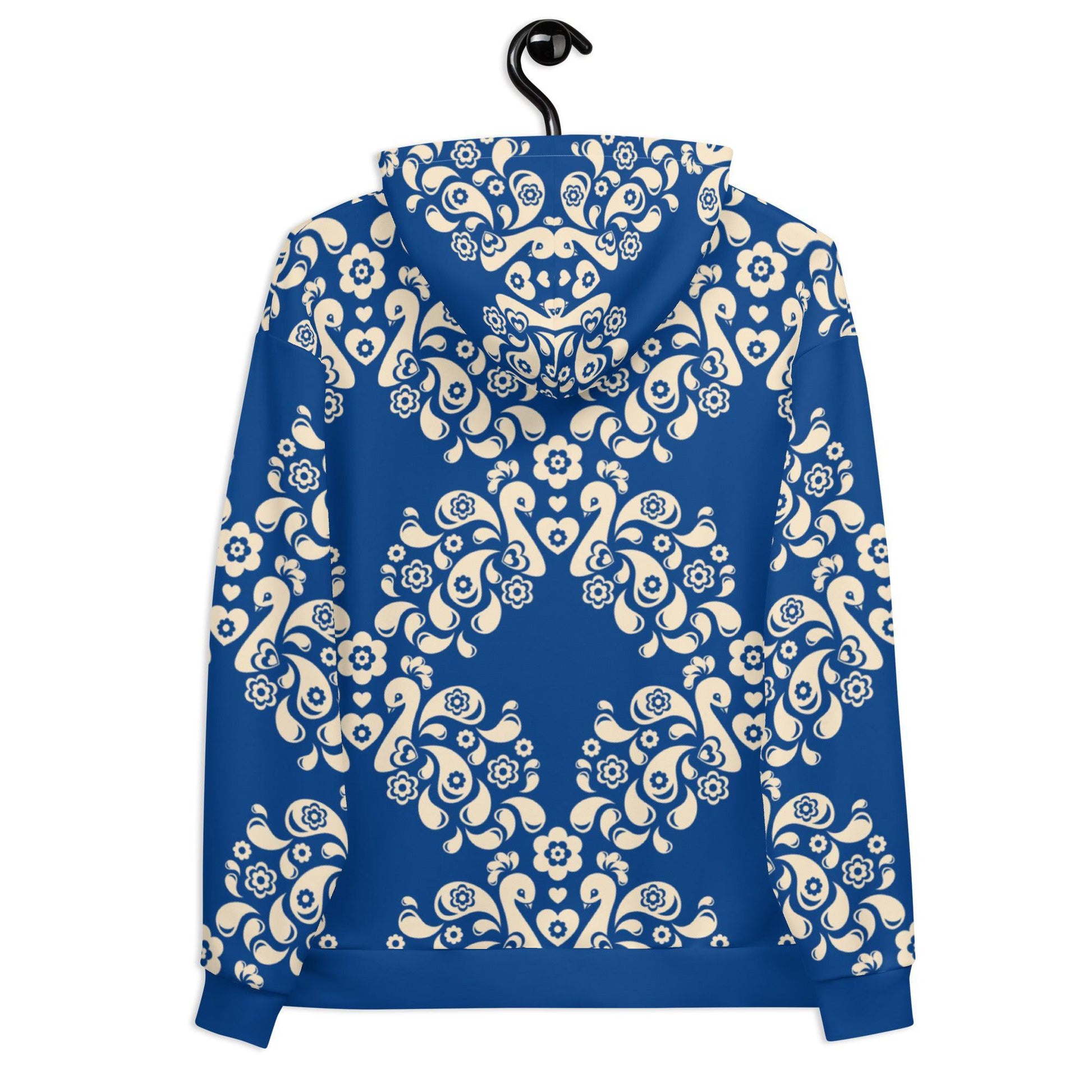 PEACOCK LOVE blue - Hoodie | SHALMIAK