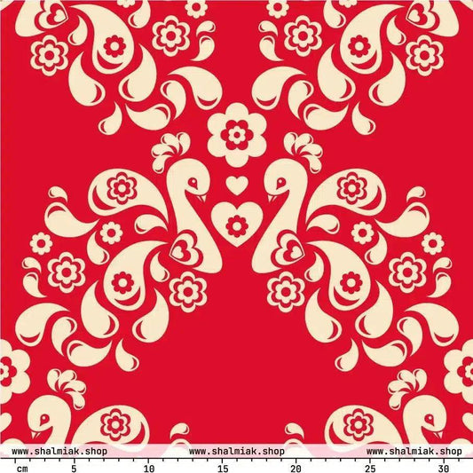 PEACOCK LOVE red | SHALMIAK