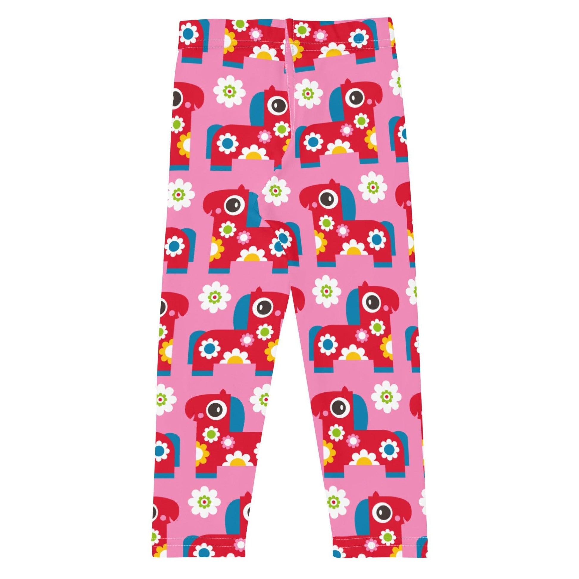 PONY BLOOM pink -2- Kids' Leggings | SHALMIAK