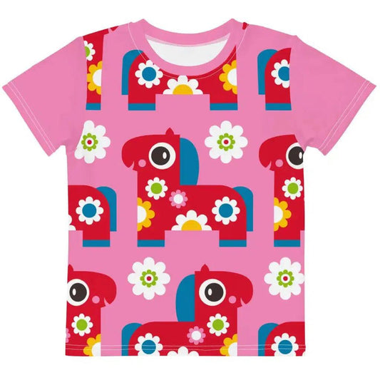 PONY BLOOM pink - Kids' T-Shirt | SHALMIAK