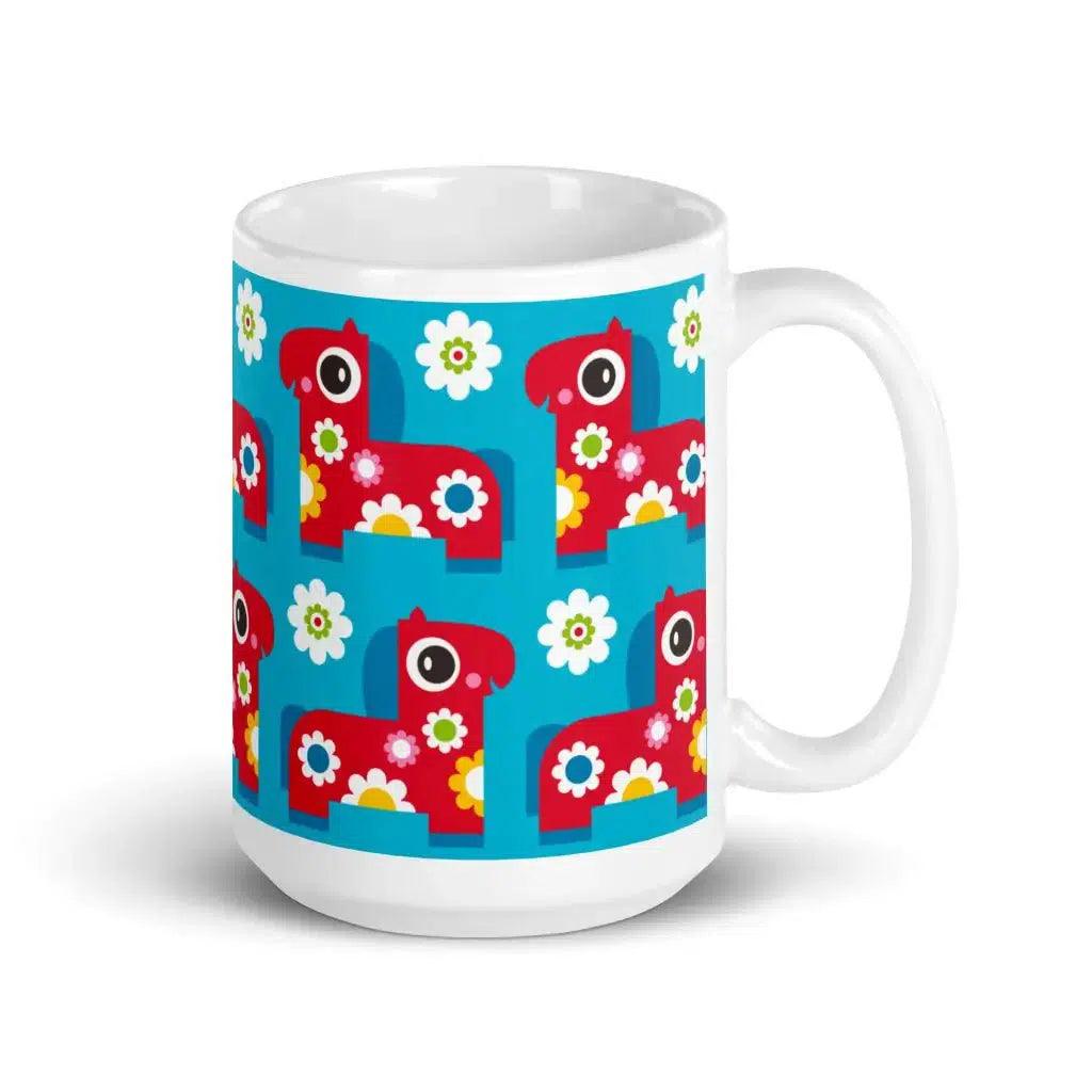 PONY BLOOM turquoise - Mug | SHALMIAK