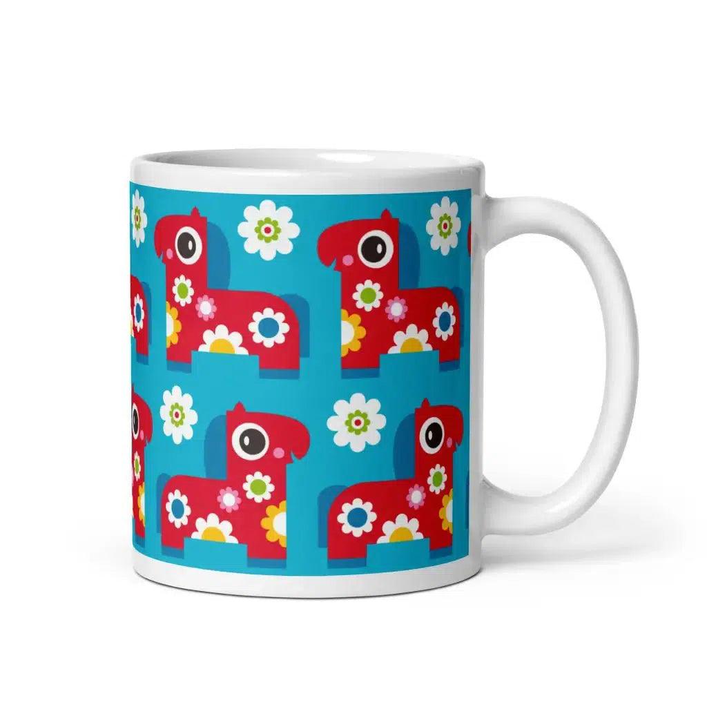 PONY BLOOM turquoise - Mug | SHALMIAK