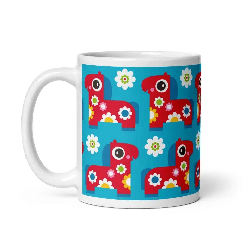 PONY BLOOM turquoise - Mug | SHALMIAK