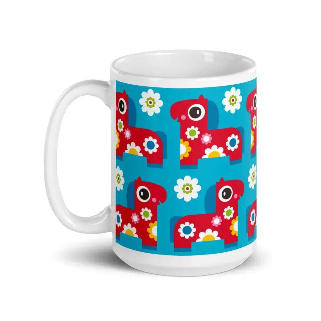 PONY BLOOM turquoise - Mug | SHALMIAK