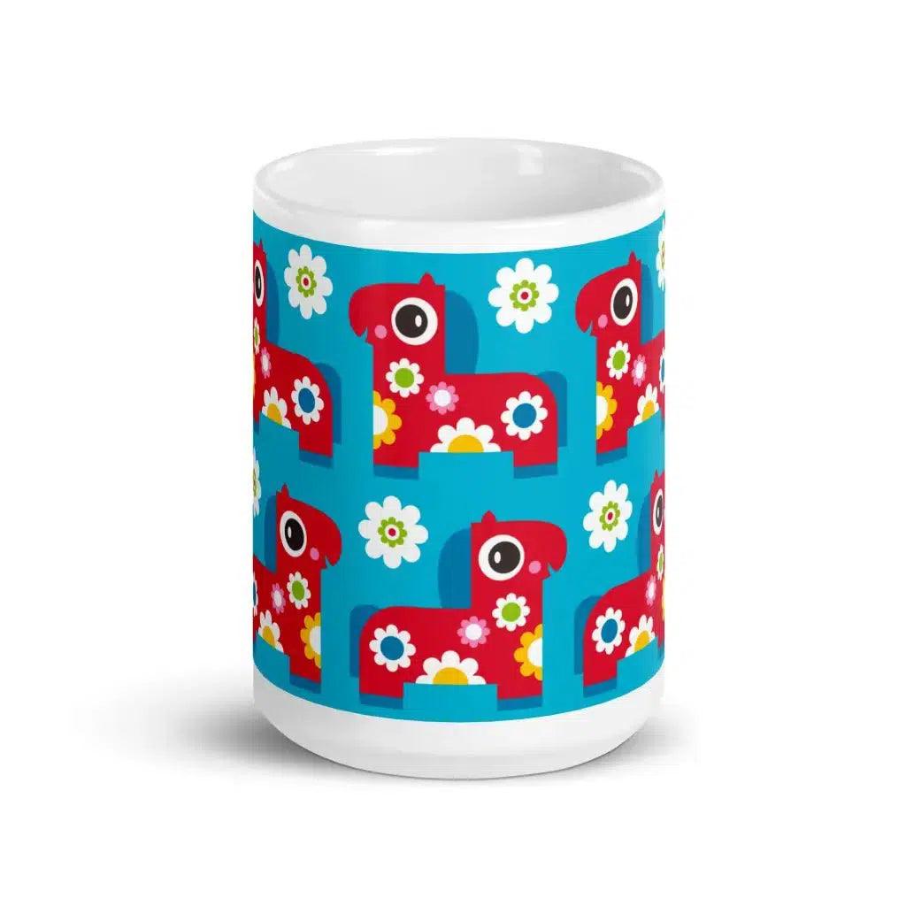 PONY BLOOM turquoise - Mug | SHALMIAK