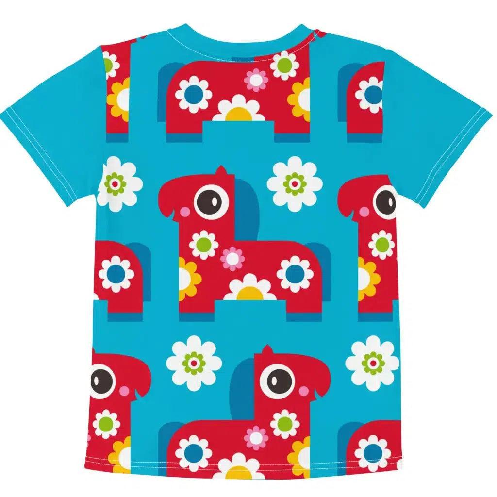 PONY BLOOM turquoise - Kids' T-Shirt | SHALMIAK