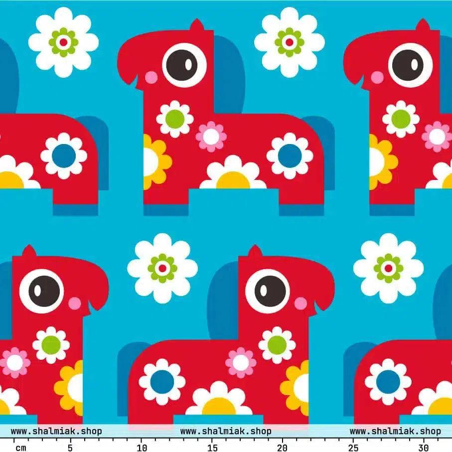 PONY BLOOM turquoise | SHALMIAK