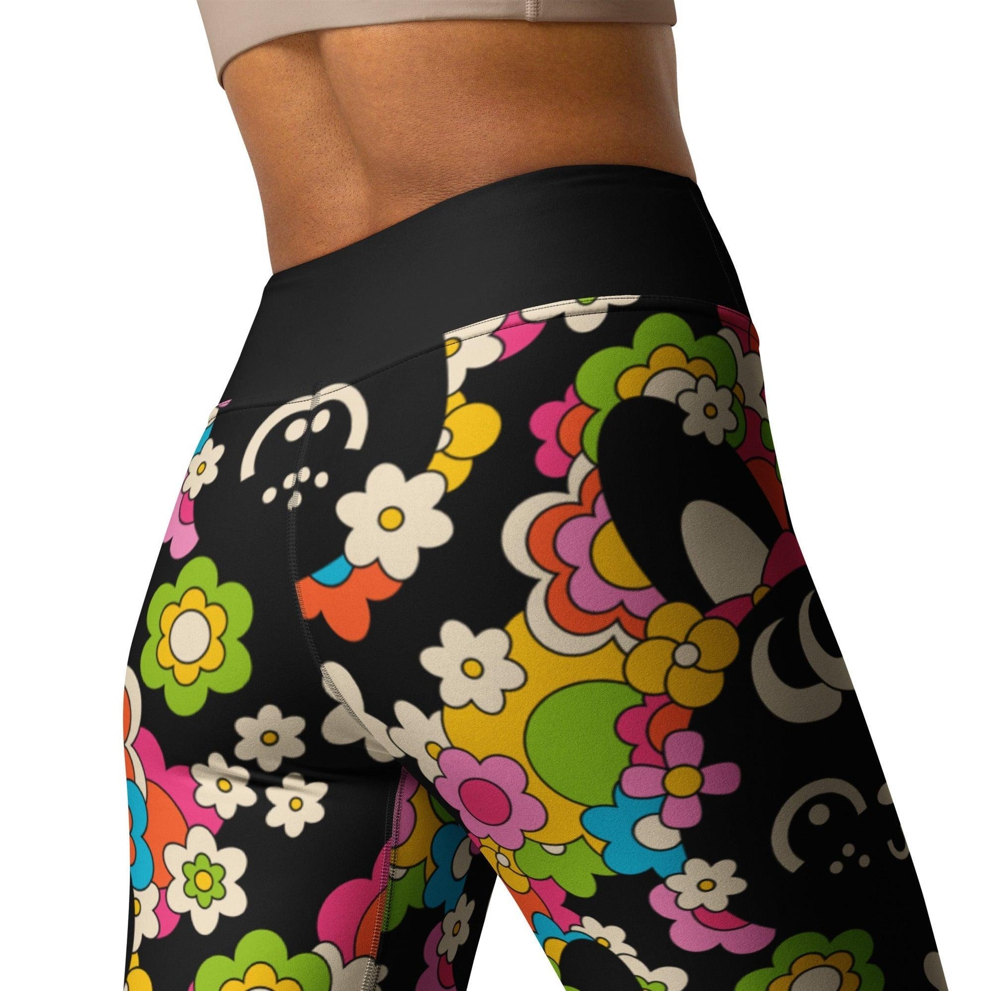 POPBUNNY black -2- Yoga Leggings | SHALMIAK