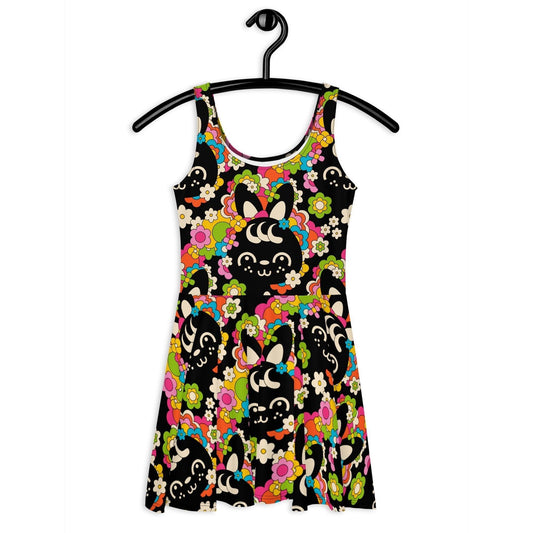 POPBUNNY black - Skater Dress | SHALMIAK