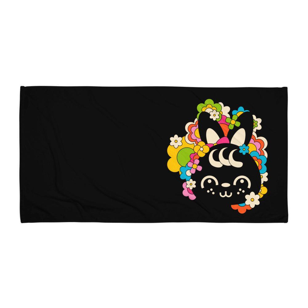 POPBUNNY black (just bunny) - Towel | SHALMIAK