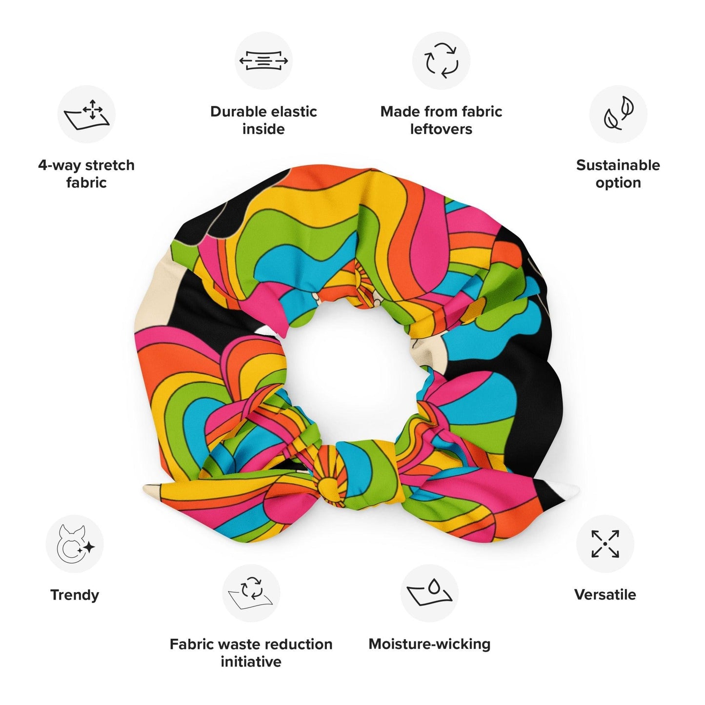 RAINBOW POPPY - Scrunchie | SHALMIAK