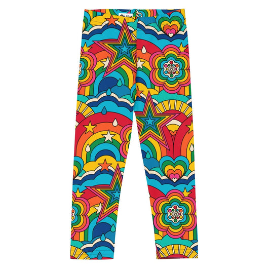 RAINBOW RAVE -2- Kids' Leggings | SHALMIAK