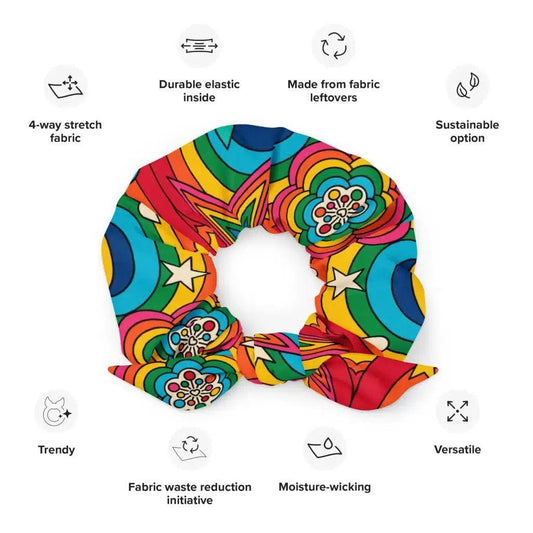 RAINBOW RAVE - Scrunchie | SHALMIAK