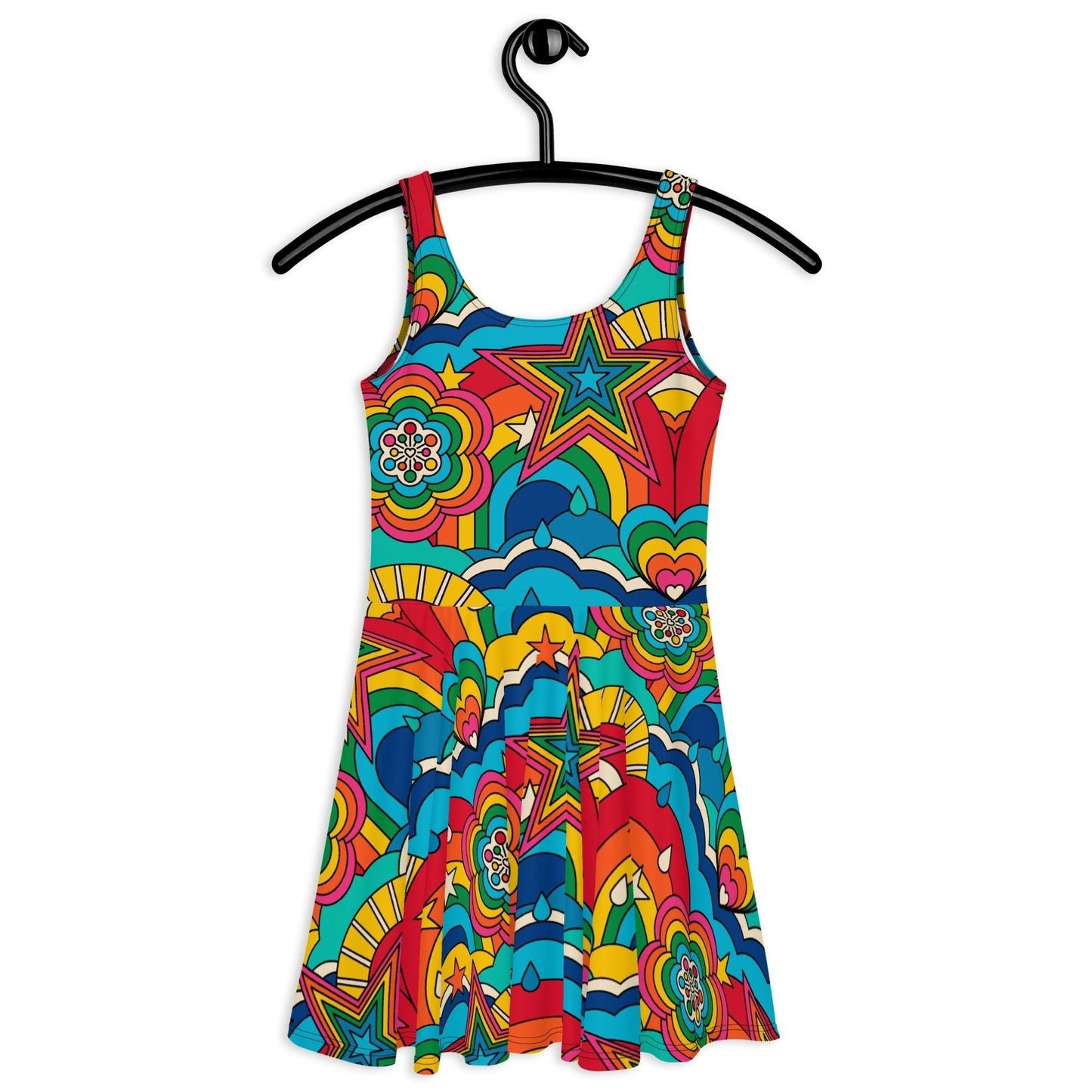 RAINBOW RAVE - Skater Dress | SHALMIAK