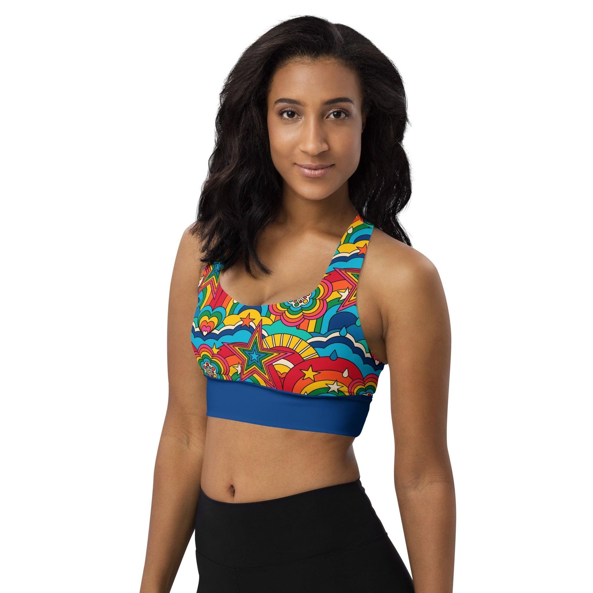 Sports Bra - RAINBOW RAVE | SHALMIAK