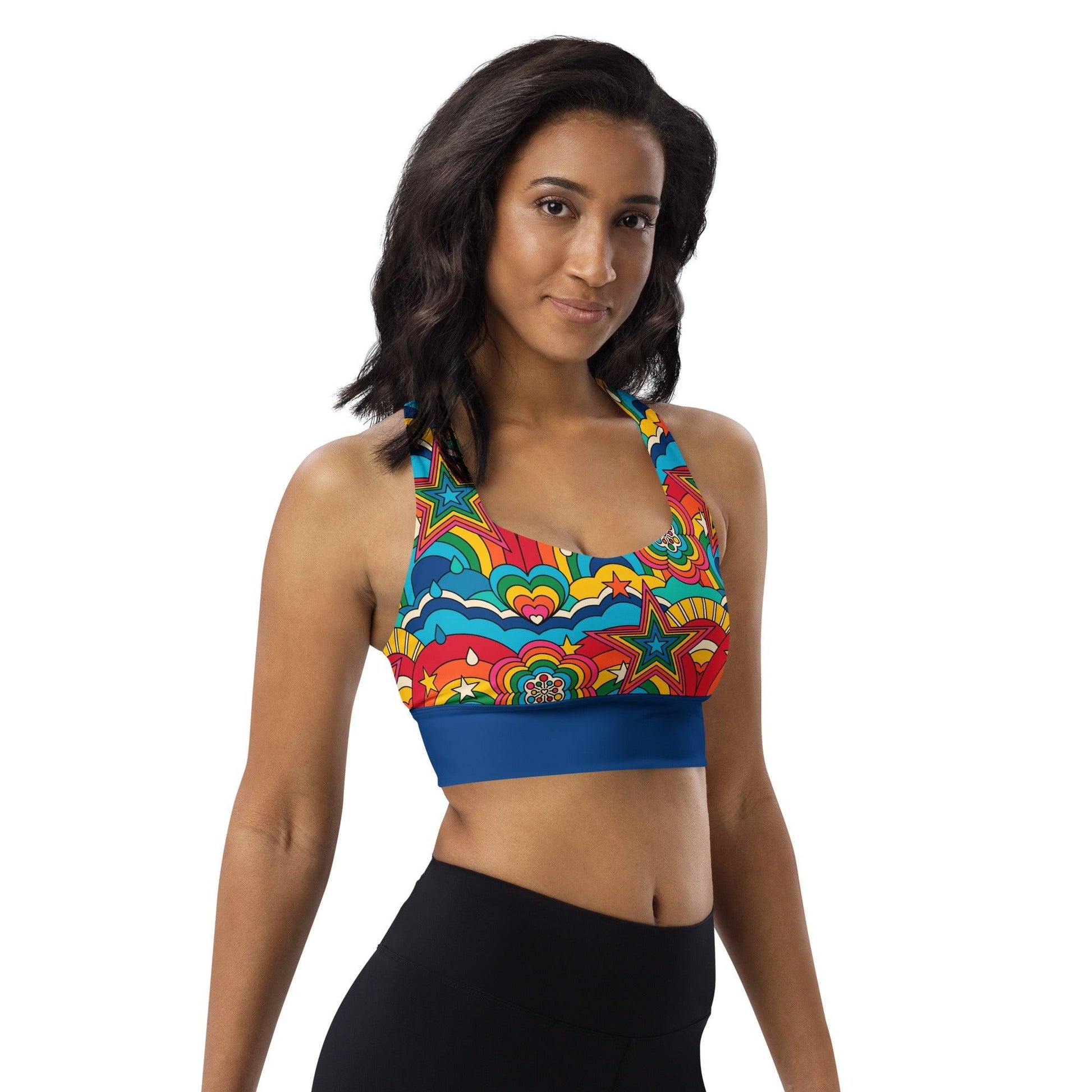 Sports Bra - RAINBOW RAVE | SHALMIAK