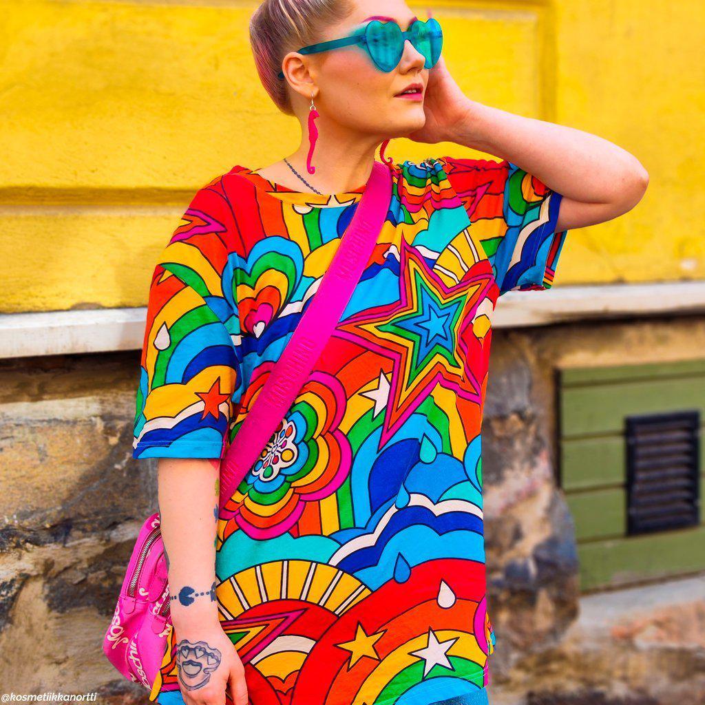 RAINBOW RAVE - Organic Cotton T-Shirt | SHALMIAK