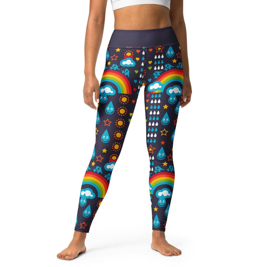 RAINBOWPHANT blue -2- Yoga Leggings | SHALMIAK