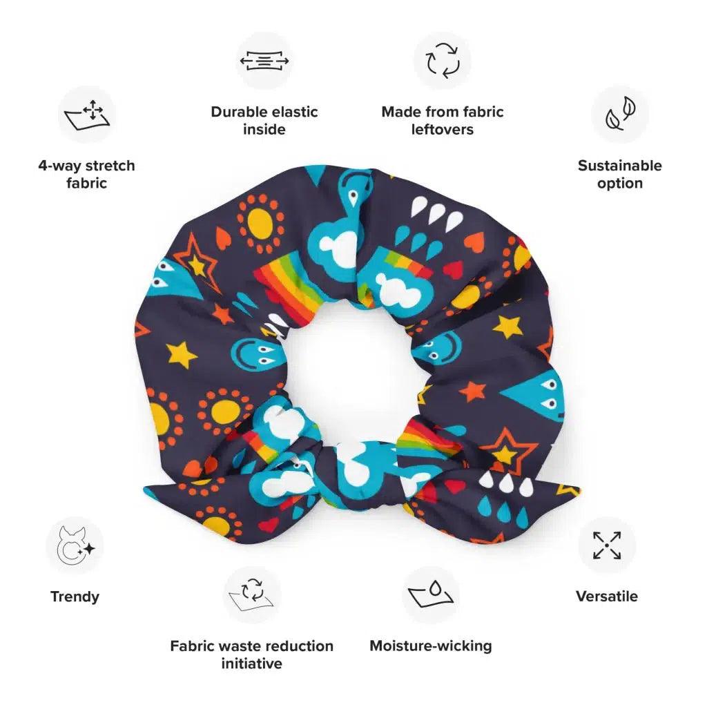 RAINBOWPHANT blue - Scrunchie | SHALMIAK