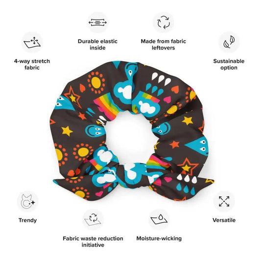 RAINBOWPHANT brown - Scrunchie | SHALMIAK