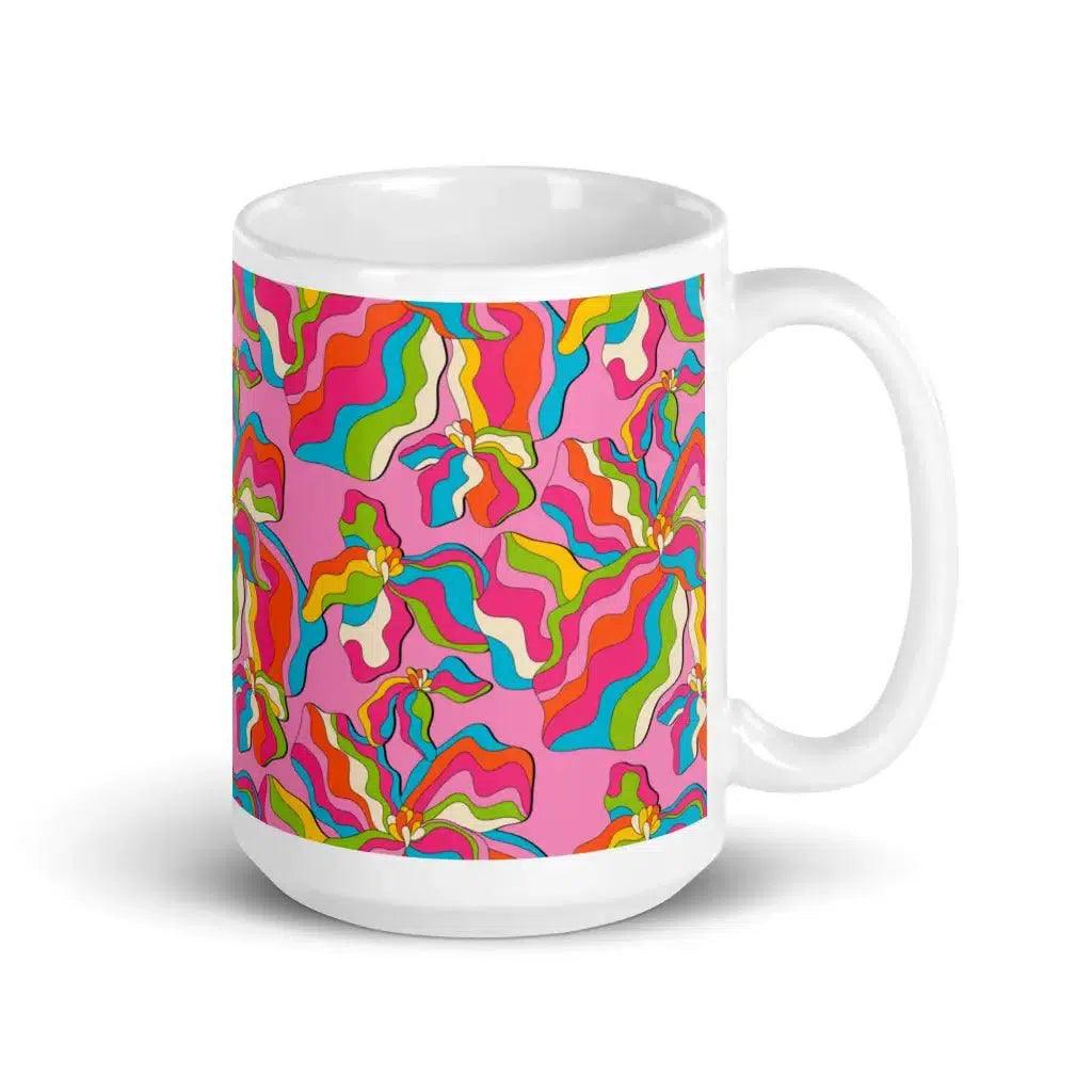SASSY IRIS pink - Mug | SHALMIAK