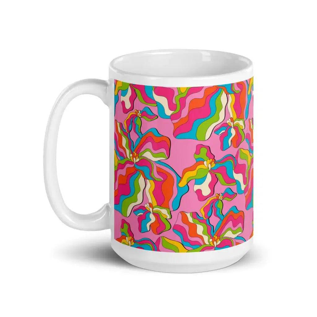 SASSY IRIS pink - Mug | SHALMIAK