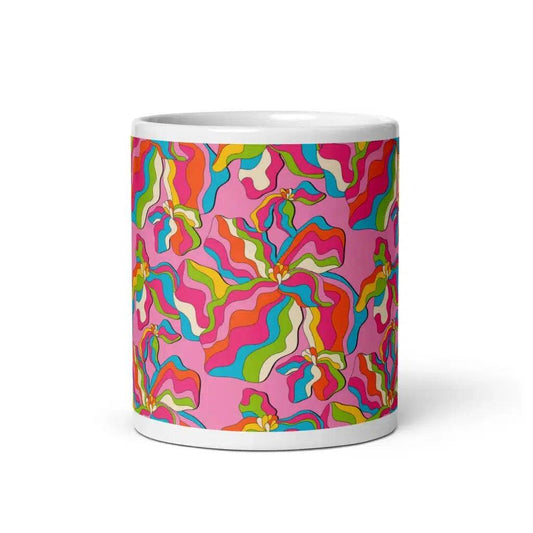 SASSY IRIS pink - Mug | SHALMIAK