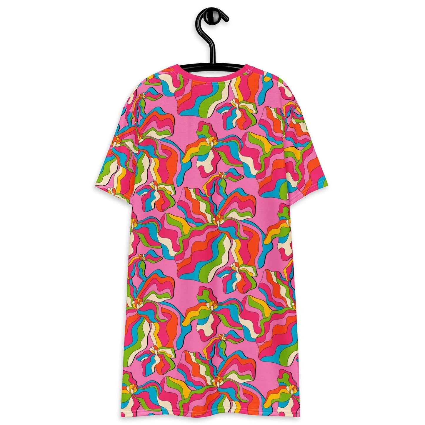 SASSY IRIS pink - T-Shirt Dress | SHALMIAK