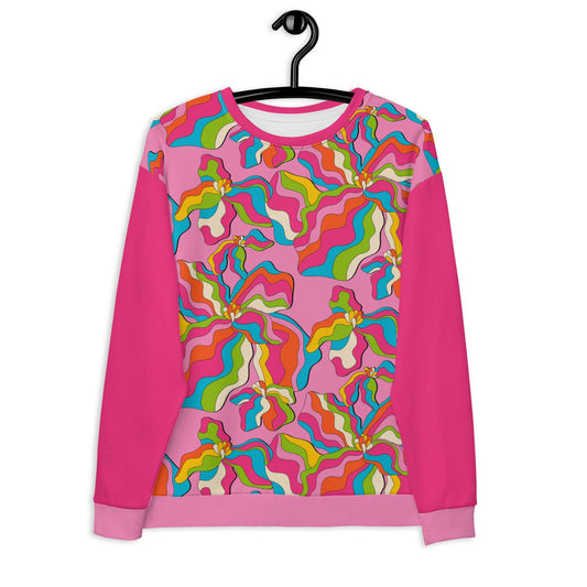 SASSY IRIS pink - Sweatshirt | SHALMIAK