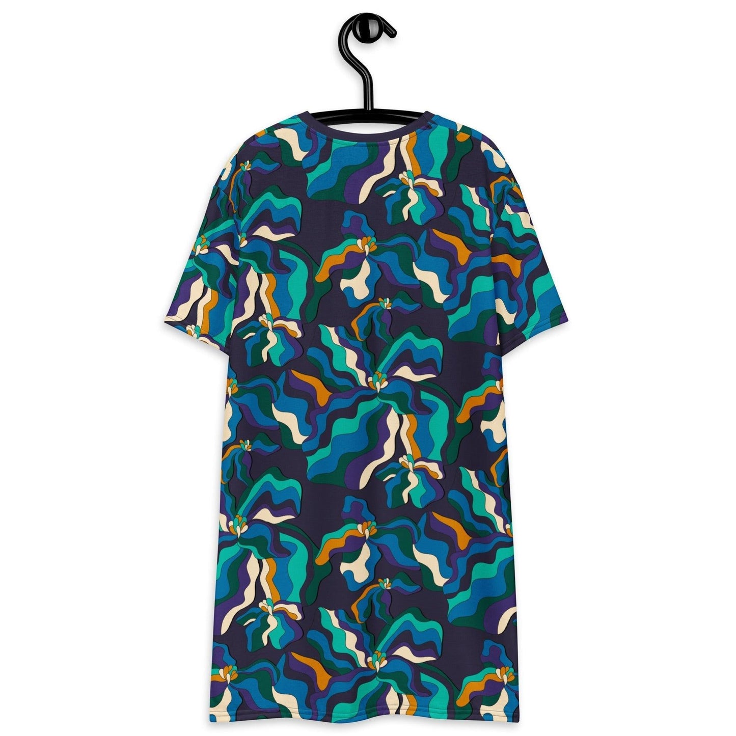 SASSY IRIS purple - T-Shirt Dress | SHALMIAK