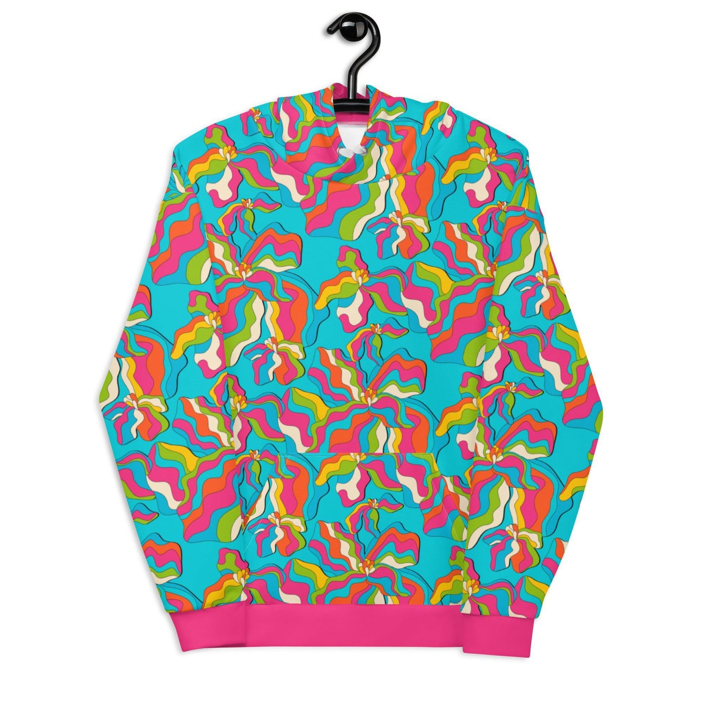 SASSY IRIS turquoise - Hoodie | SHALMIAK