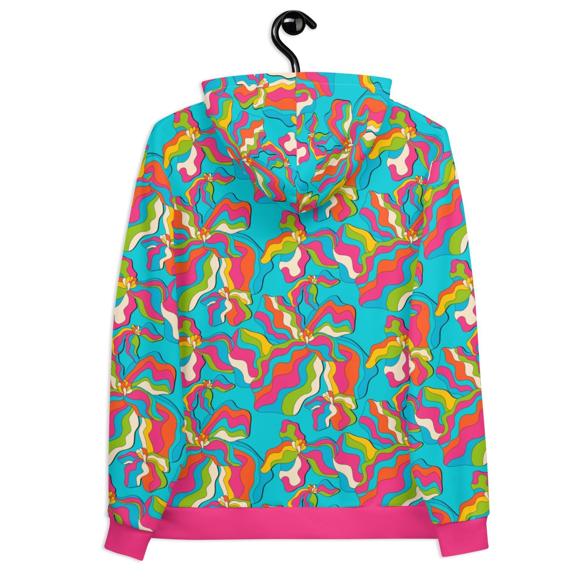SASSY IRIS turquoise - Hoodie | SHALMIAK