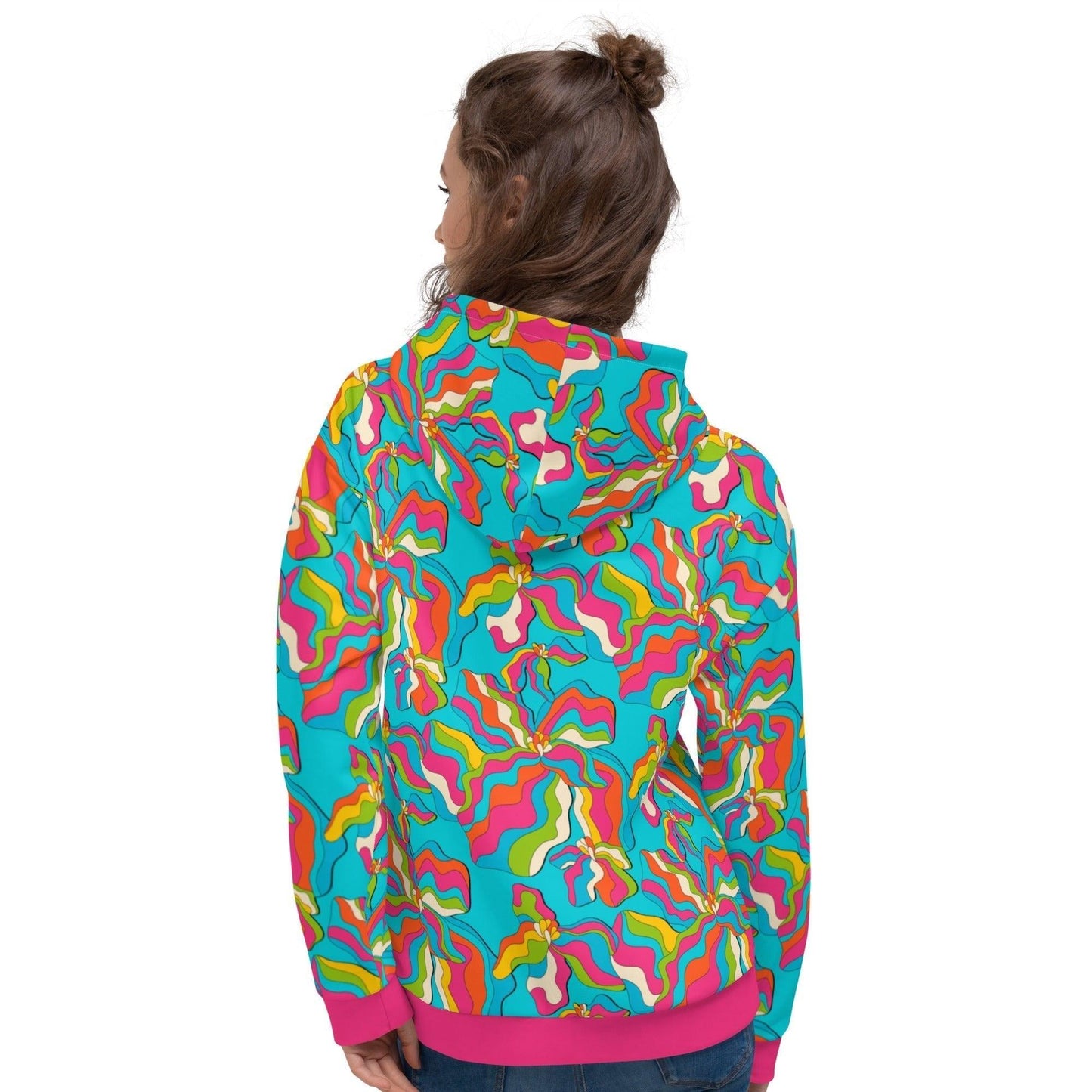 SASSY IRIS turquoise - Hoodie | SHALMIAK