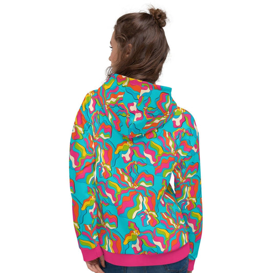 SASSY IRIS turquoise - Hoodie | SHALMIAK