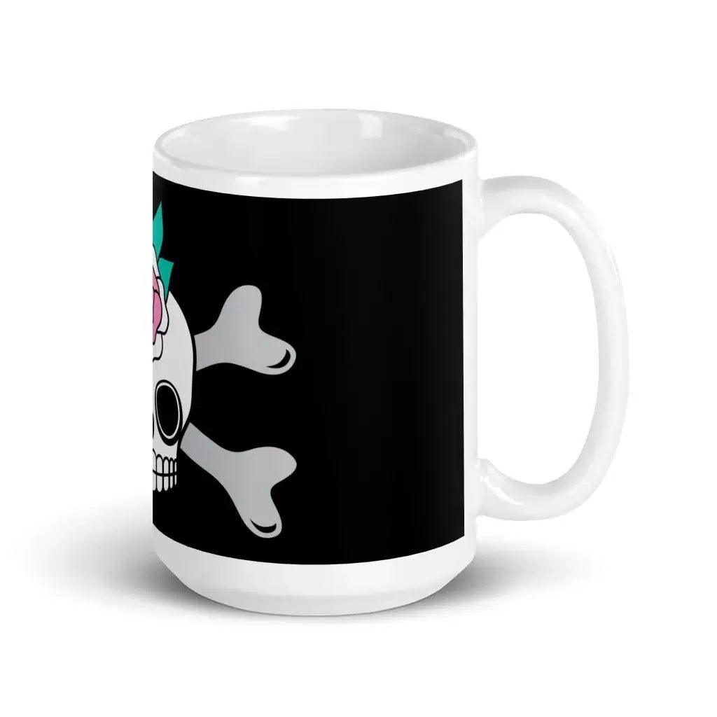 SKULLROSE black - Mug | SHALMIAK