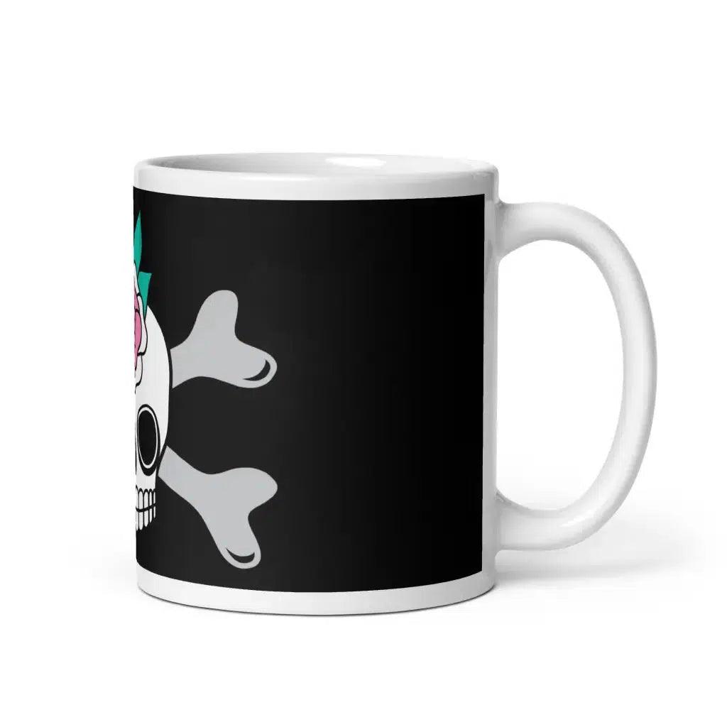 SKULLROSE black - Mug | SHALMIAK