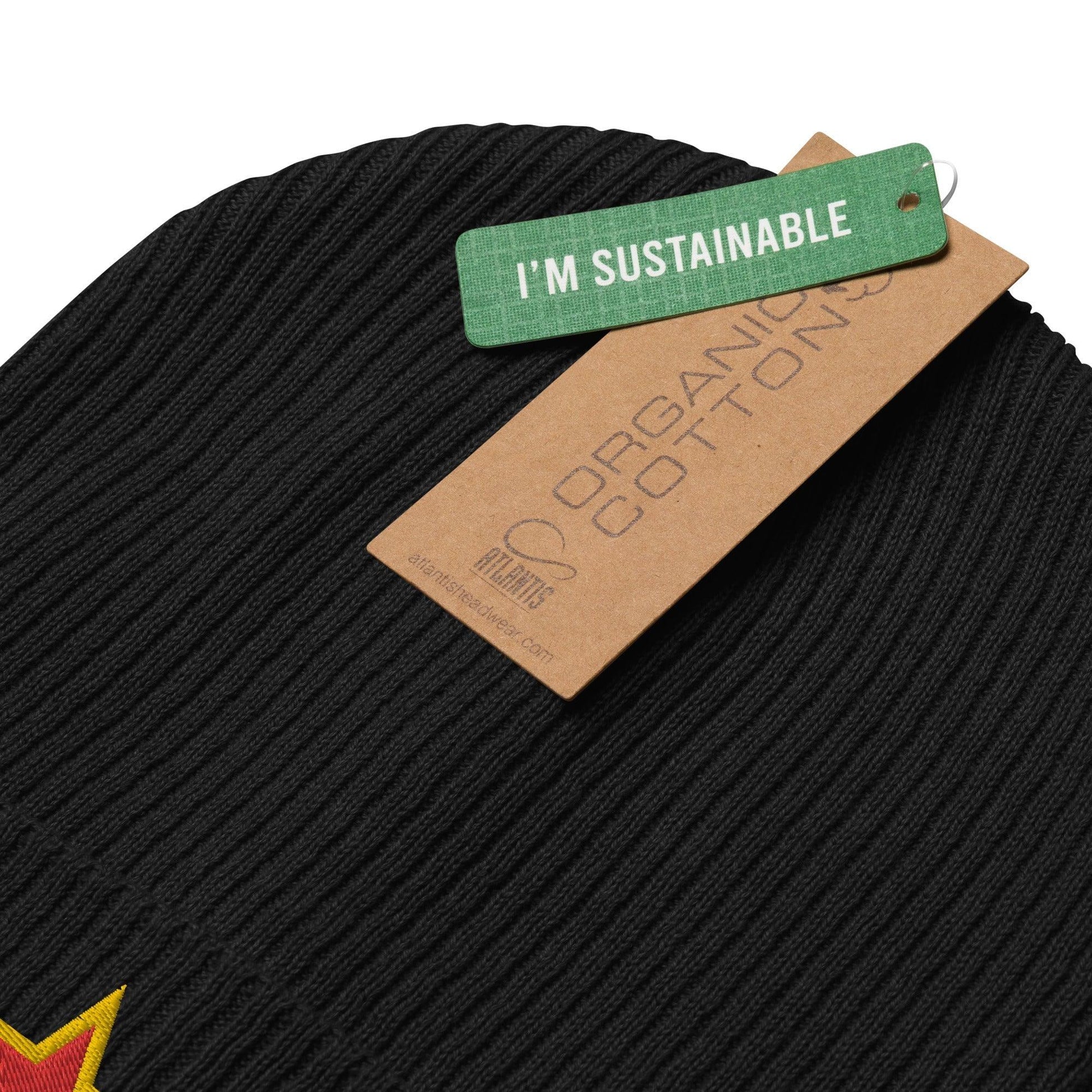 STAR red yellow - Beanie