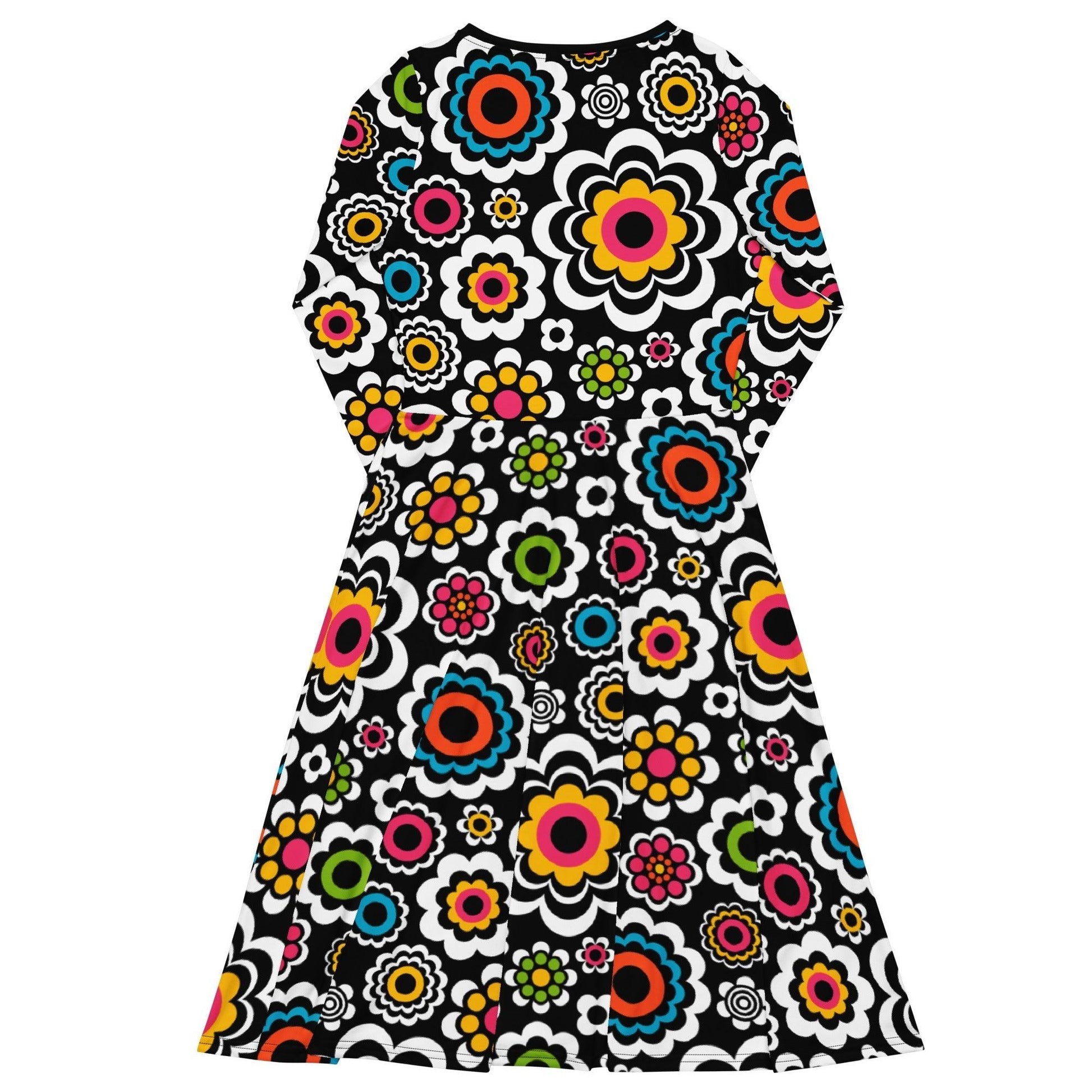 SUGAR BLOOM - Midi Dress With Pockets | SHALMIAK