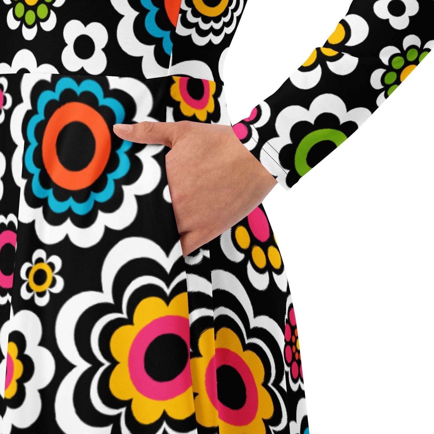 SUGAR BLOOM - Midi Dress With Pockets | SHALMIAK
