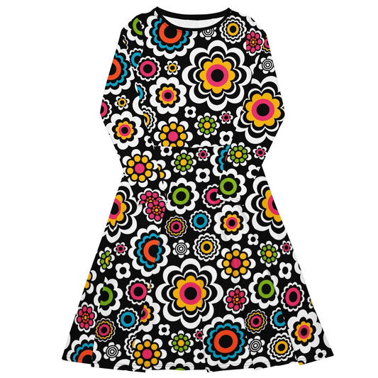 SUGAR BLOOM - Midi Dress With Pockets | SHALMIAK