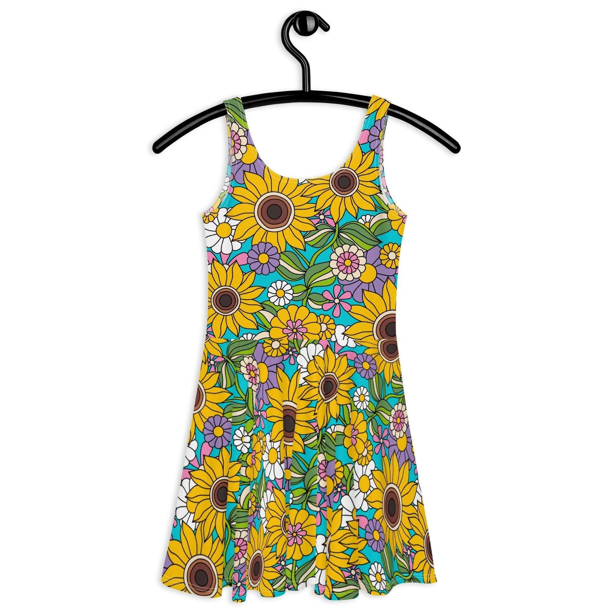 SUNDANCE turquoise - Skater Dress | SHALMIAK