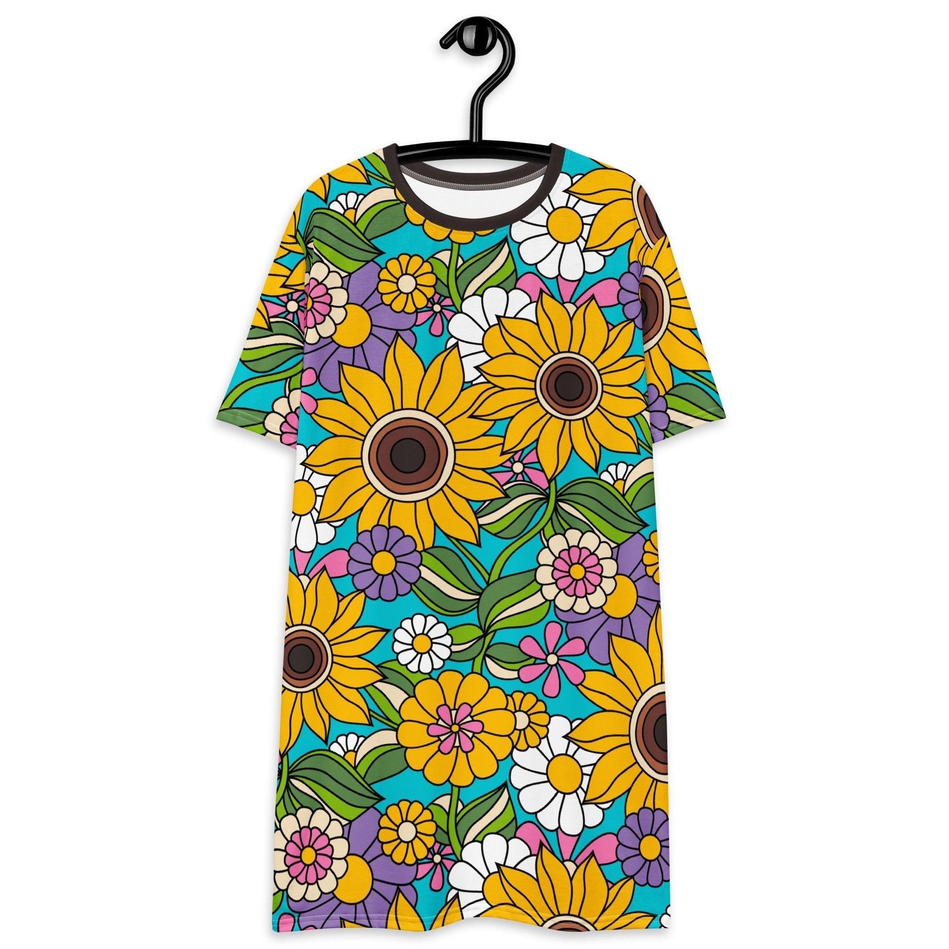 SUNDANCE turquoise - T-Shirt Dress | SHALMIAK