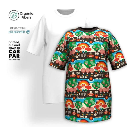 SWEET DAYS - Organic Cotton T-Shirt Dress | SHALMIAK