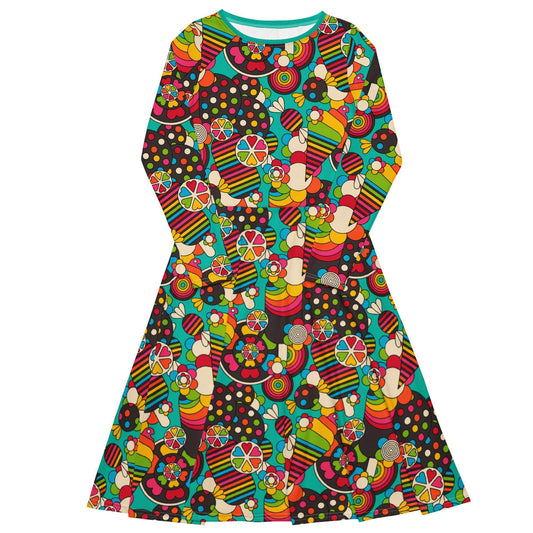 SWEET FREAK mint - Midi Dress With Pockets | SHALMIAK