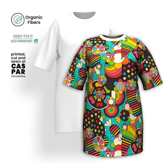 SWEET FREAK mint - Organic Cotton T-Shirt Dress | SHALMIAK