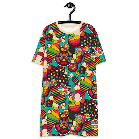 SWEET FREAK mint - T-Shirt Dress | SHALMIAK